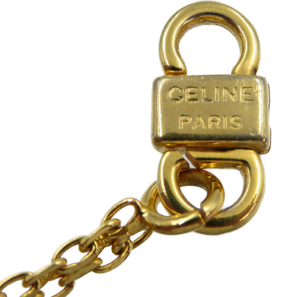 CELINE Necklace metal gold Macadam Women