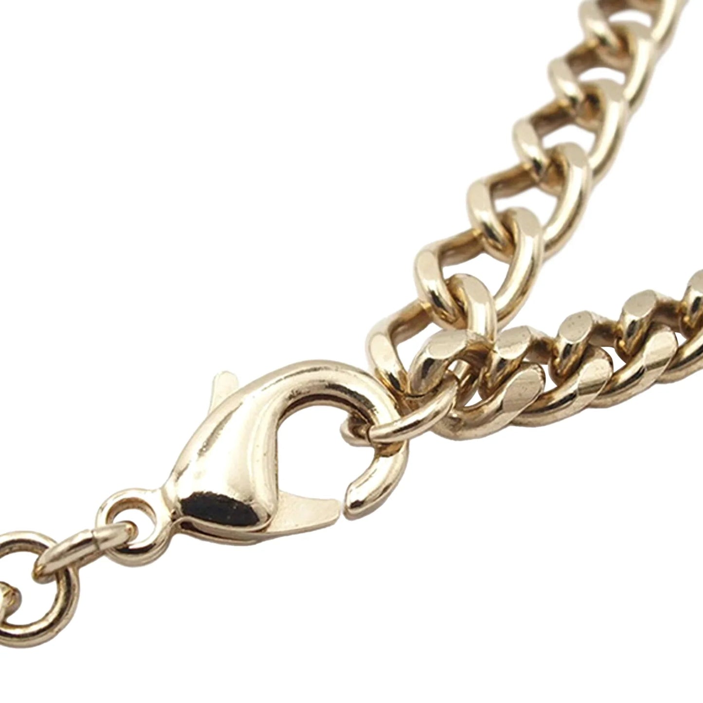 Gold Chanel Gold Plated CC Resin and Rhinestones No. 5 Perfume Bottle Pendant Necklace