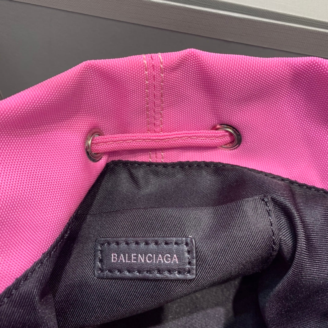 Balen Le Cagole MeTop Qualityum Bucket Bag In Pink, For Women, Bags 11.8in/30cm