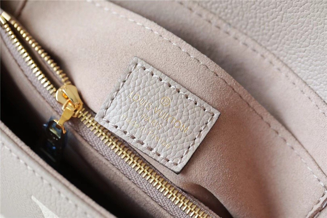 Top Quality Madeleine BB Monogram Empreinte Dove Gray/ Creme Beige For Women, Shoulder and Crossbody Bags 9.4in/24cm Top Quality