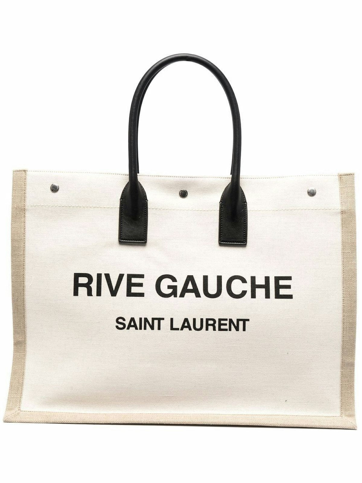 Luxury Saint Laurent Trending 2025 Women's Rive Gauche Large Tote Bag in Beige | 509415FAAVU Color 9054