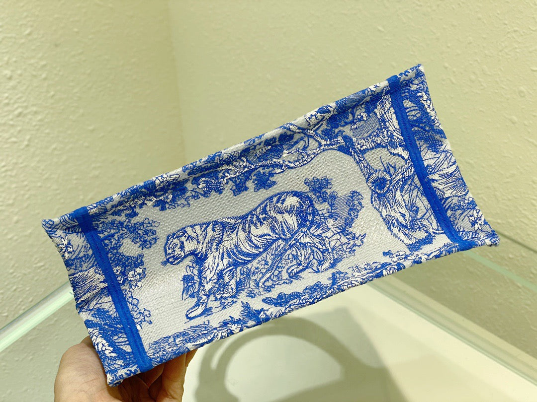 Top Quality Small Book Tote Blue, For Women, Womens Handbags 26.5cm/10.5in CD M1265ZRVJ_M808