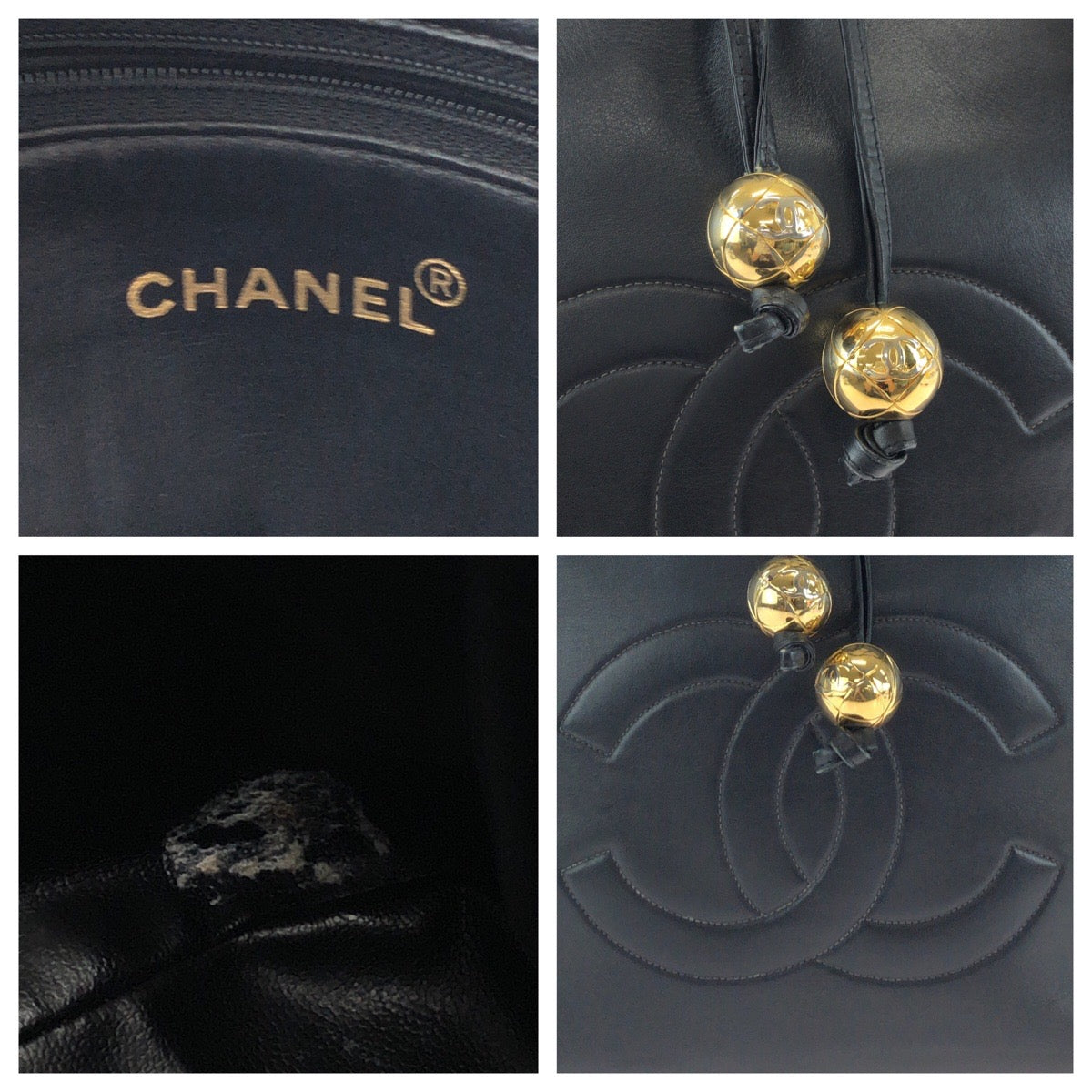 Chanel Deauville Caviar Skin 2way Bag