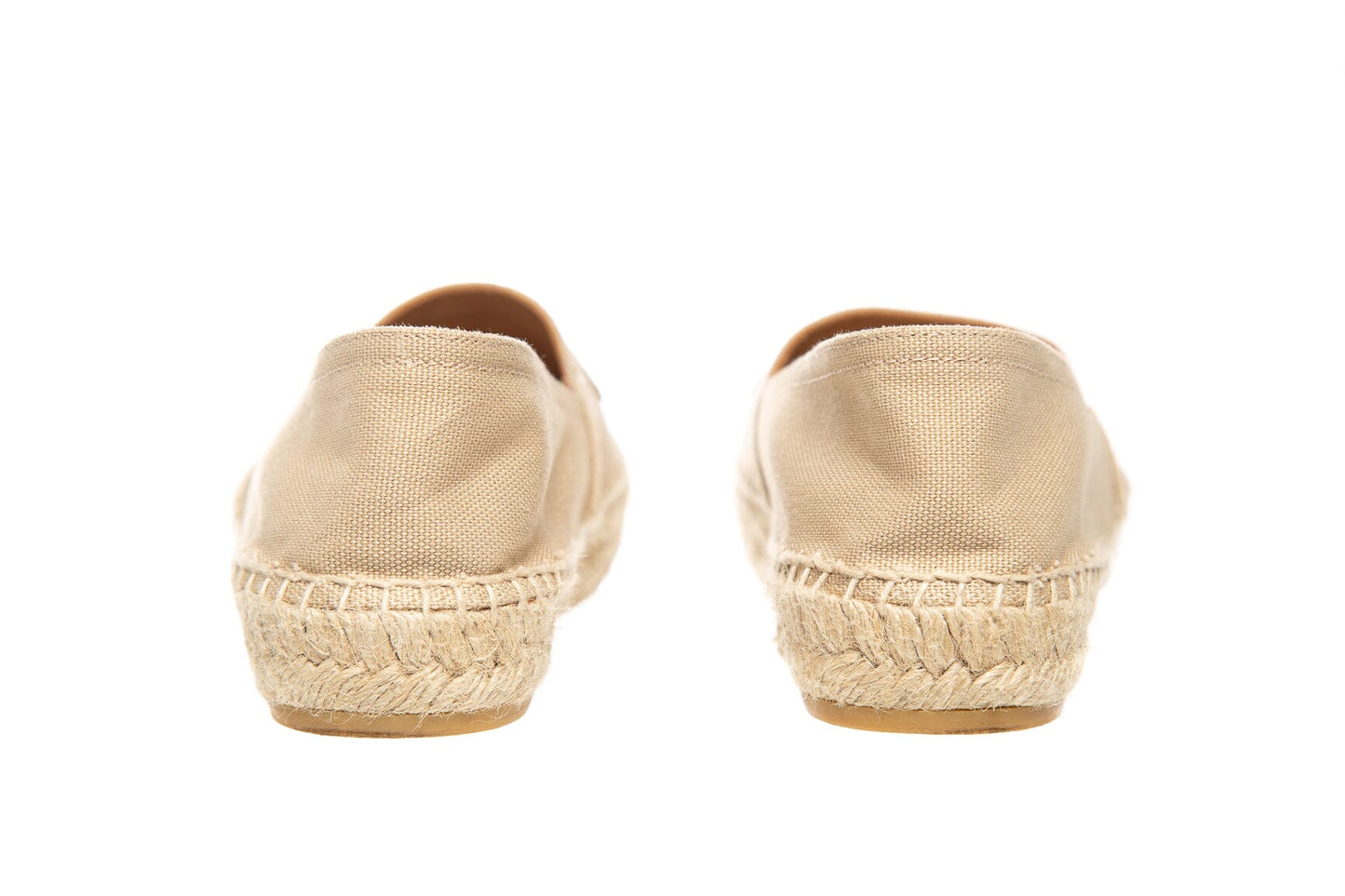 Prada Beige Embroidered "Prada" Logo Espadrille SZ 36