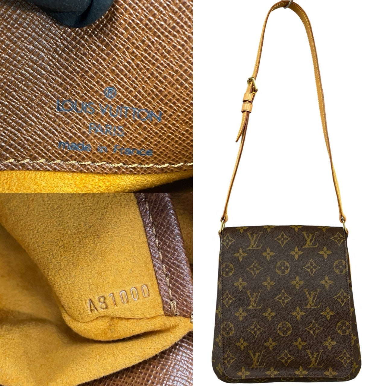 LOUIS VUITTON Shoulder Bag M51387 Leather, PVC Brown Monogram M tte Salsa mens(Unisex)