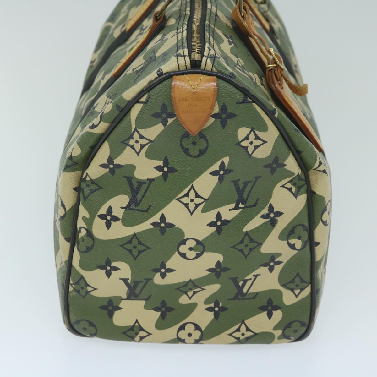 LOUIS VUITTON Camouflage Takashi Murakami Speedy 35 Hand Bag M95773 Auth 59356A