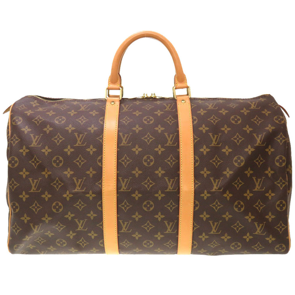 LOUIS VUITTON Boston Duffel bag M41426 Monogram canvas Brown Monogram Keepall 50 mens d
