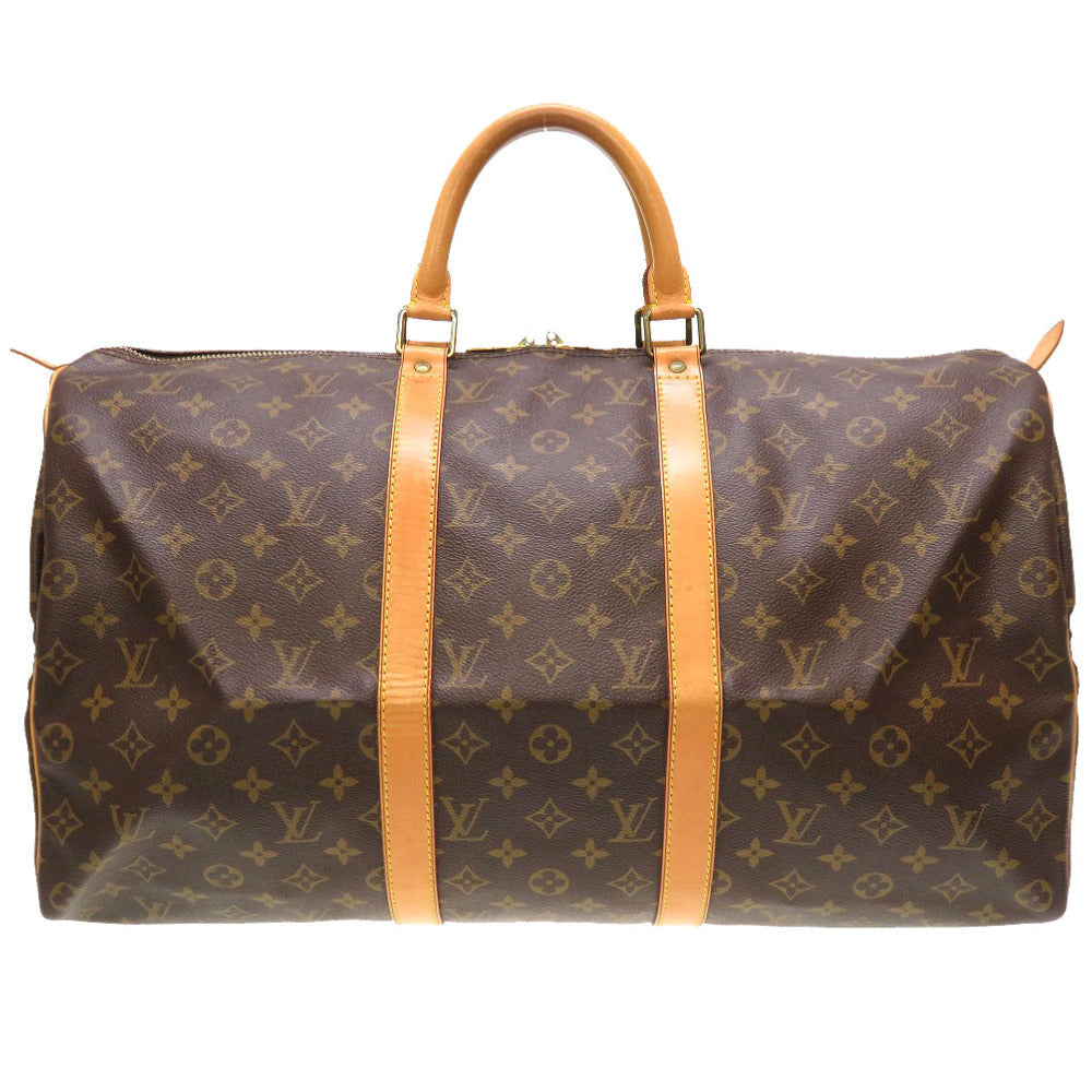 LOUIS VUITTON Boston Duffel bag M41426 Monogram canvas Brown Monogram Keepall 50 mens d
