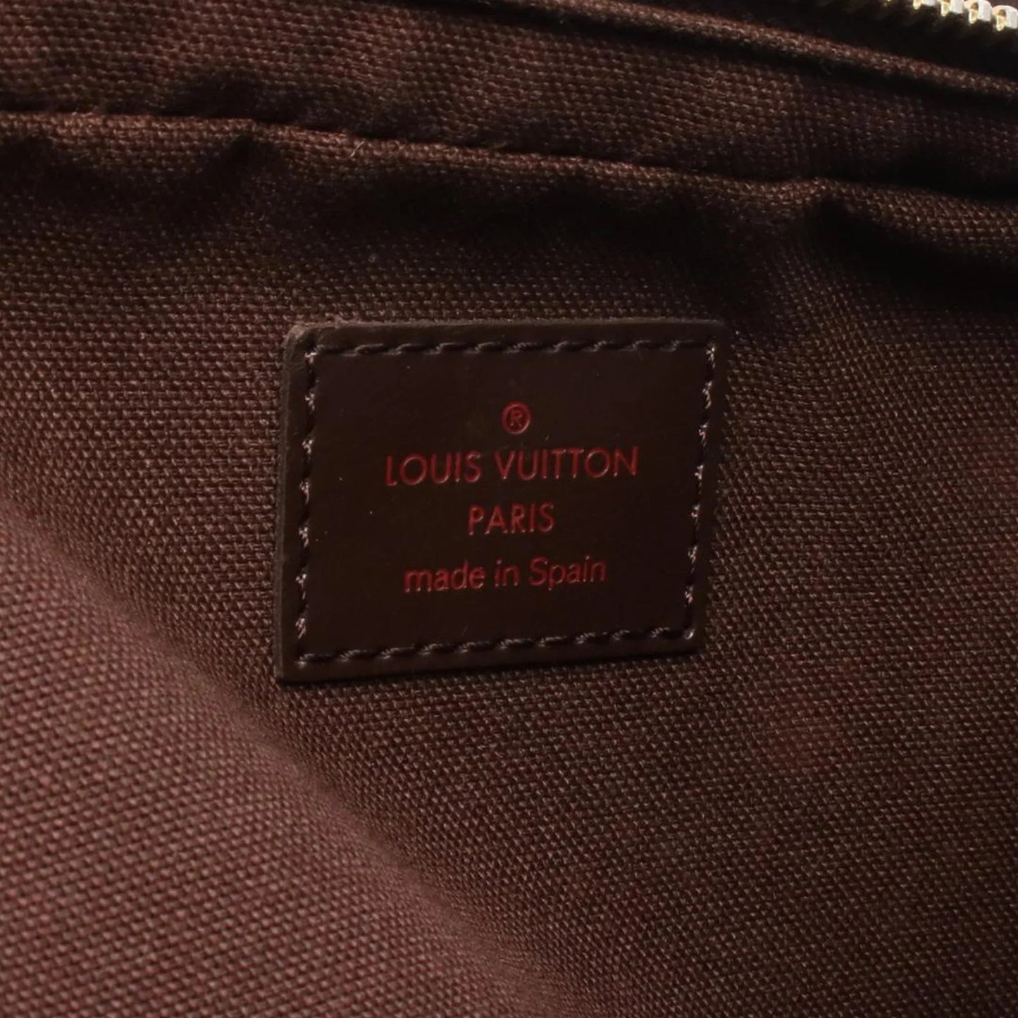 Brown Louis Vuitton Damier Ebene Geronimos Crossbody Bag