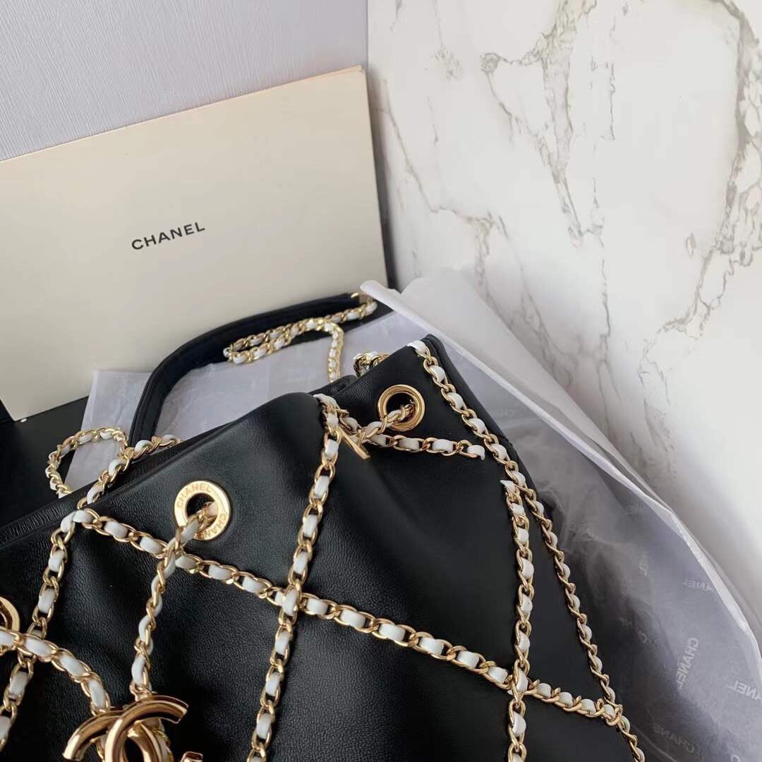 CHL 21 Handbag Black For Women, Women’s Bags 8in/22cm