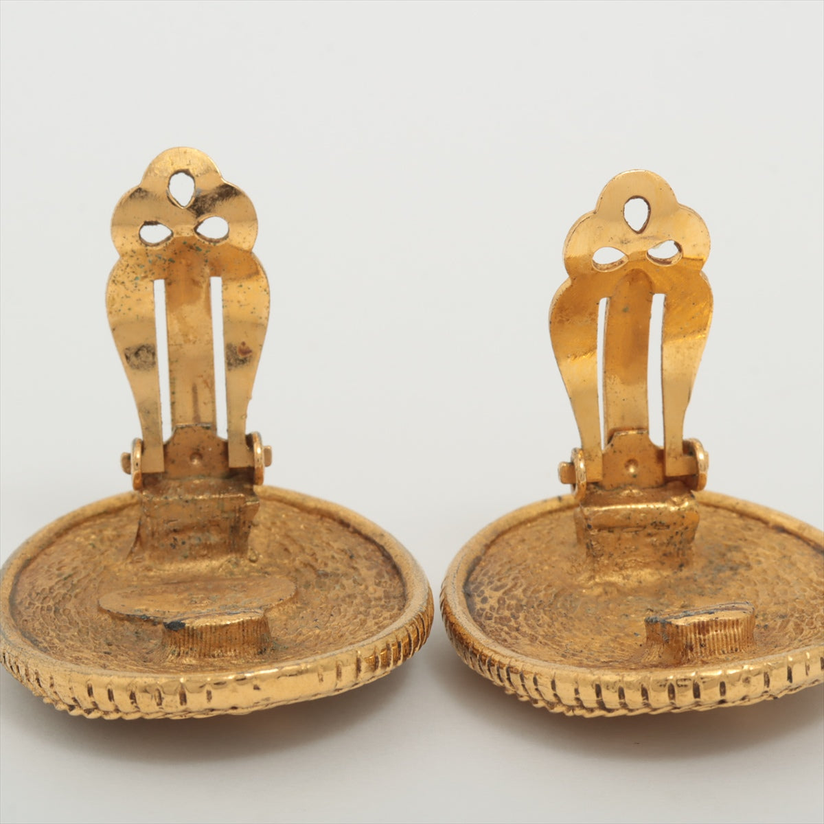 Chanel Angel Earring (for both ears) GP Gold Coco Oral Angel Earring