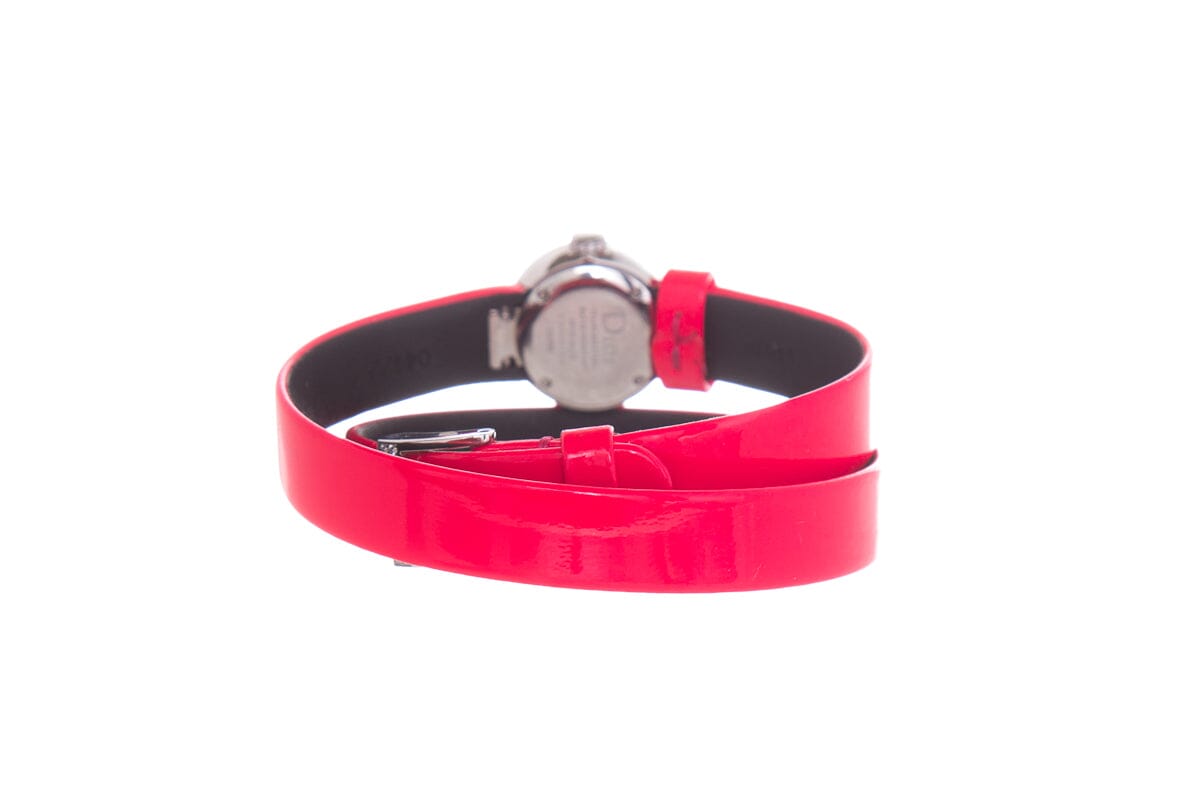 Christian Dior Pink and Diamond La D De Dior Mini 19mm Watch