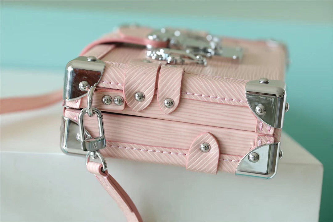 Top Quality Petite Malle Epi Light Pink For Women, Shoulder And Crossbody Bags 7.9in/20cm Top Quality