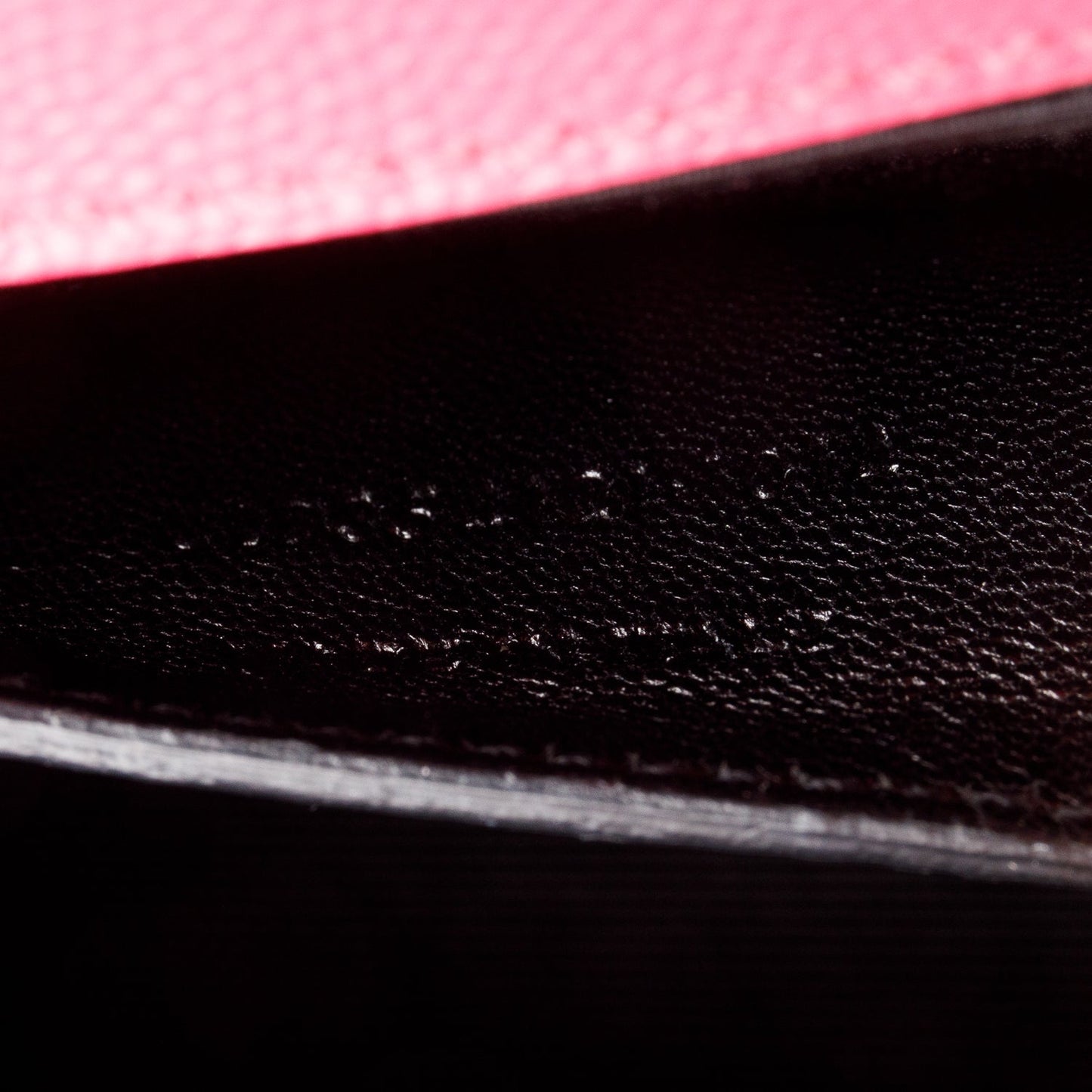 Saint Laurent Pink Grain De Poudre Leather Mini Monogram Kate Bag