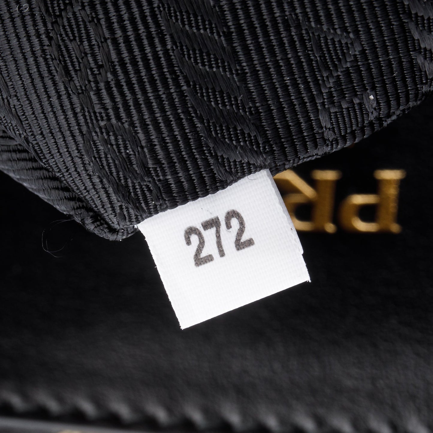 Prada Beige/Black Embroidered Fabric Large Symbole Tote