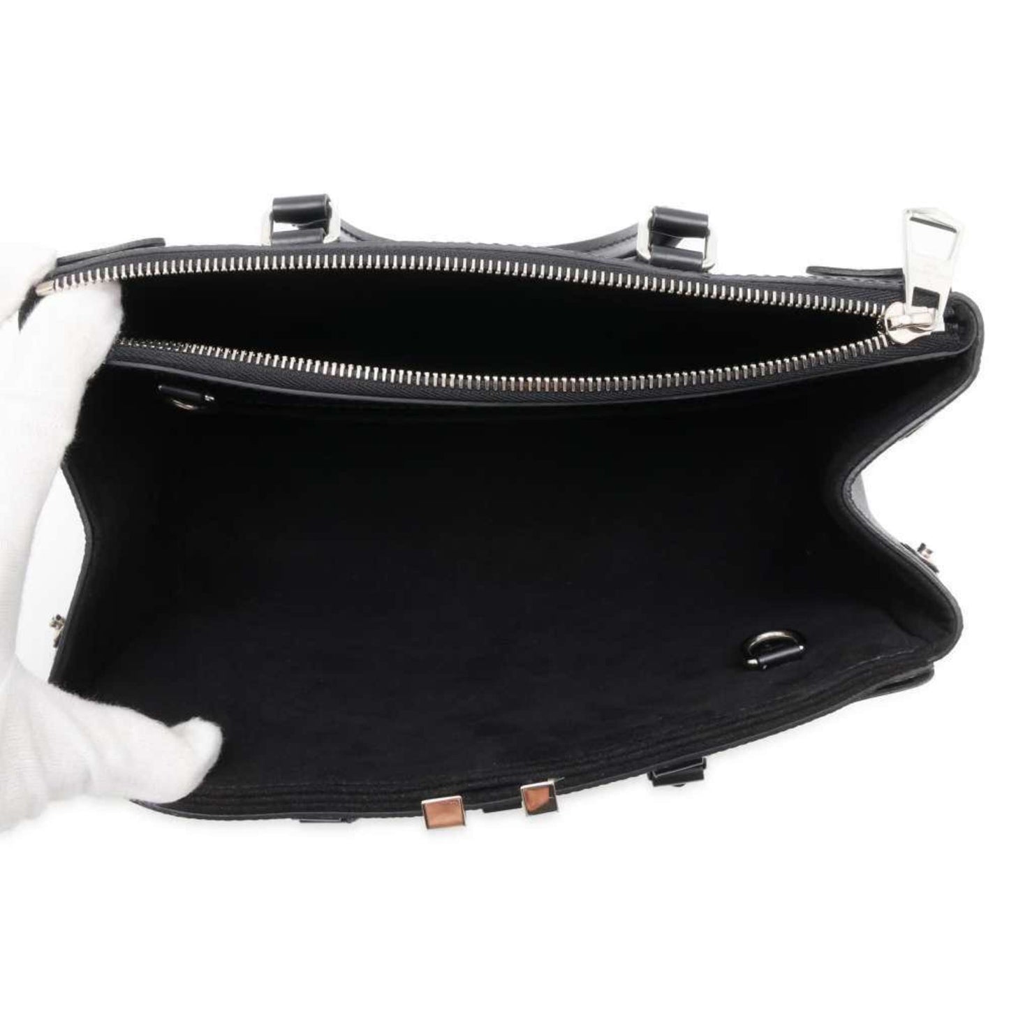 Louis Vuitton Epi Noir Epi Leather Handbag