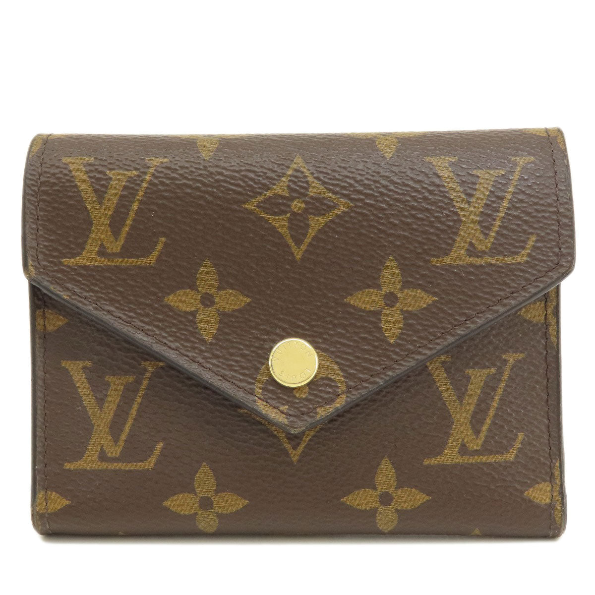 LOUIS VUITTON Bifold Wallet M62472 Monogram canvas Brown Portefeuille Victorine Women d