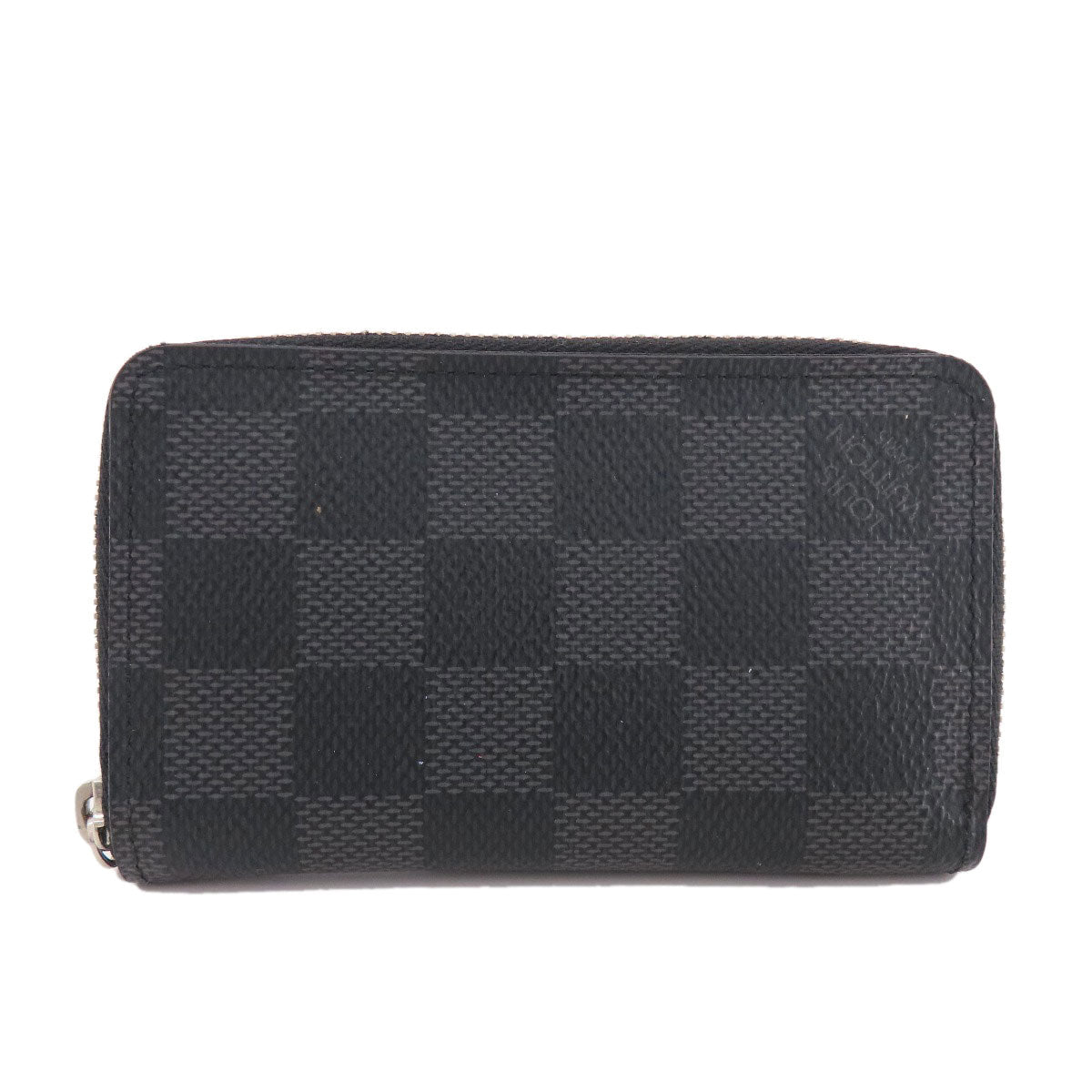 LOUIS VUITTON Coin case N63076 Damier canvas black Zippy Coin Purse Damier Graphite mens d