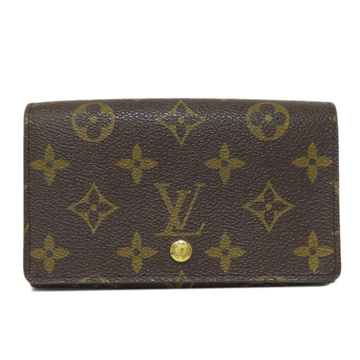LOUIS VUITTON Bifold Wallet M61736 Monogram canvas Brown Portefeuille Tresol Women d