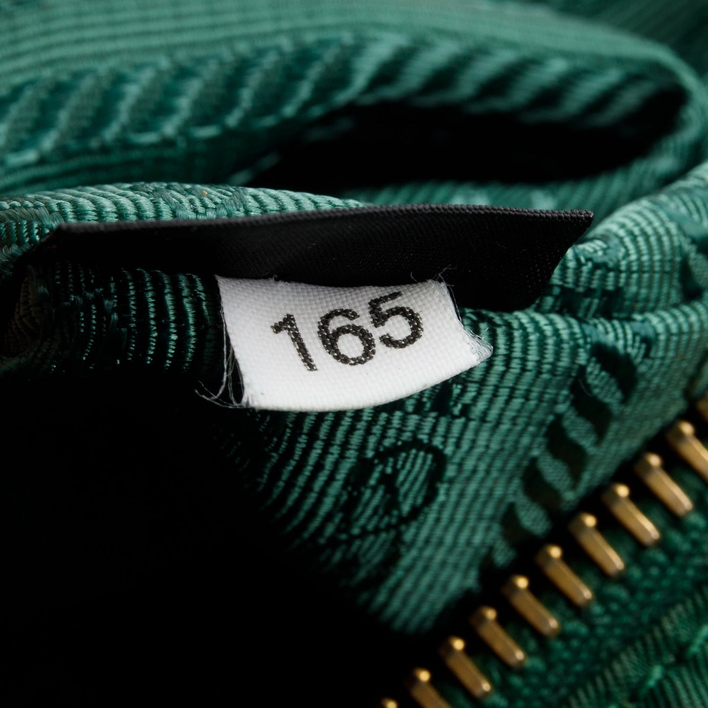 Prada Green Saffiano-Trimmed Tessuto Nylon Tote