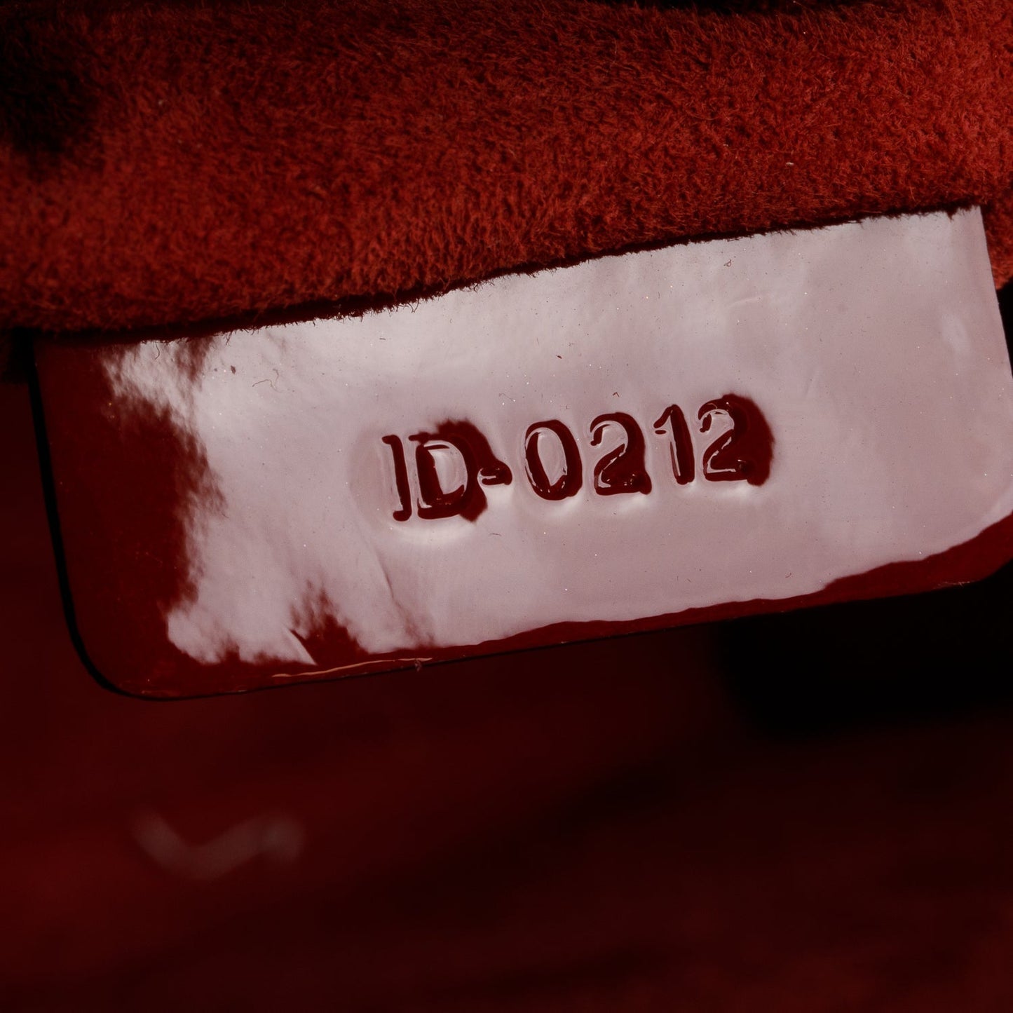 Christian Dior 2022 Red Patent Cannage Leather Small Lady Dior