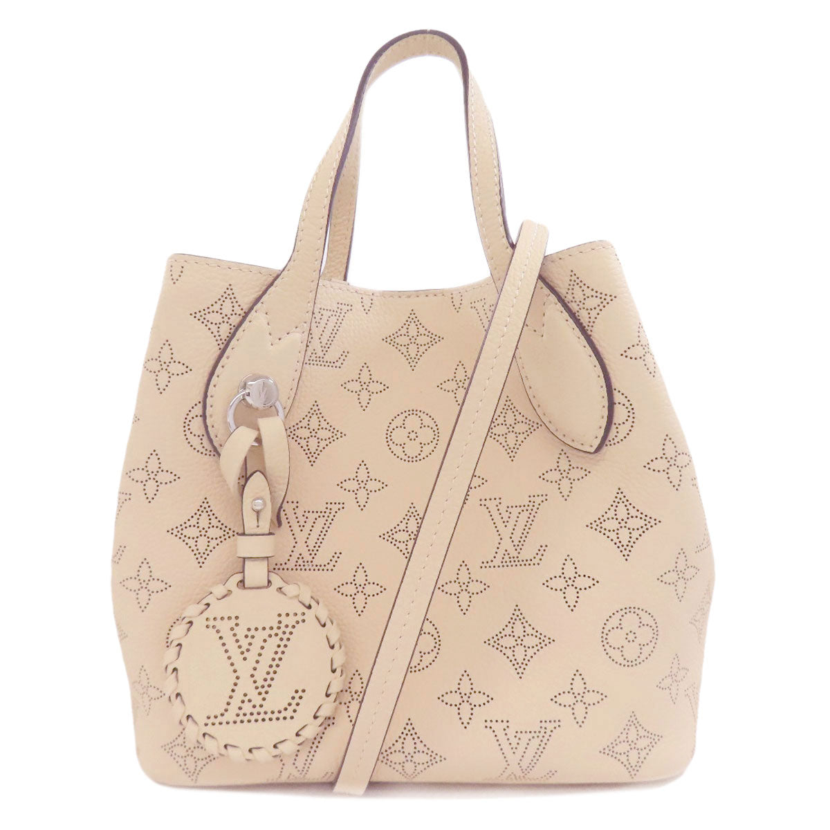 LOUIS VUITTON Handbag M21909 Mahina leather beige Blossom PM Women d
