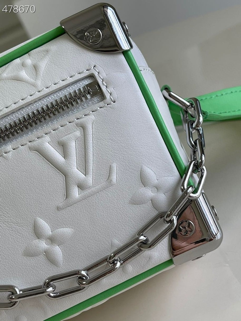 Top Quality Mini Soft Trunk White For Women, WoBags, Shoulder And Crossbody Bags 7.1in/18cm Top Quality