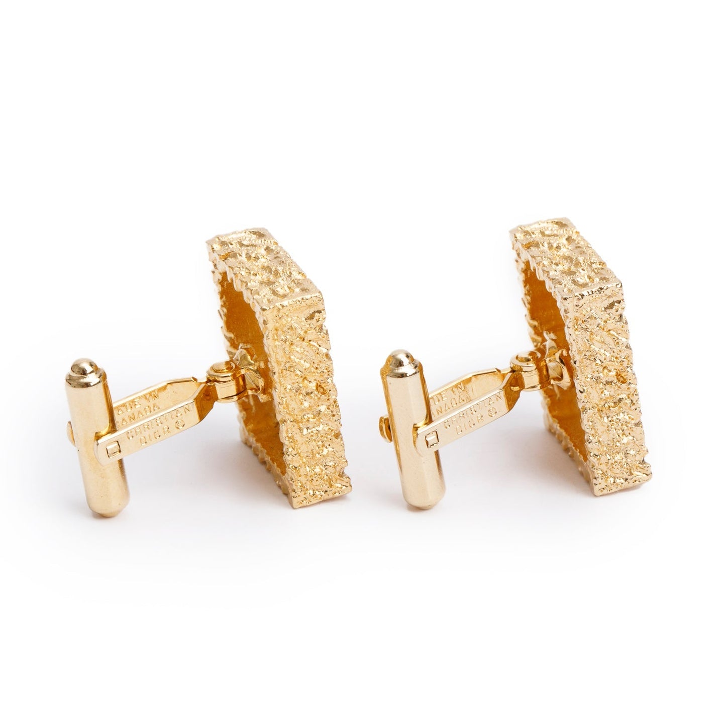 Christian Dior Gold Plated Cufflinks