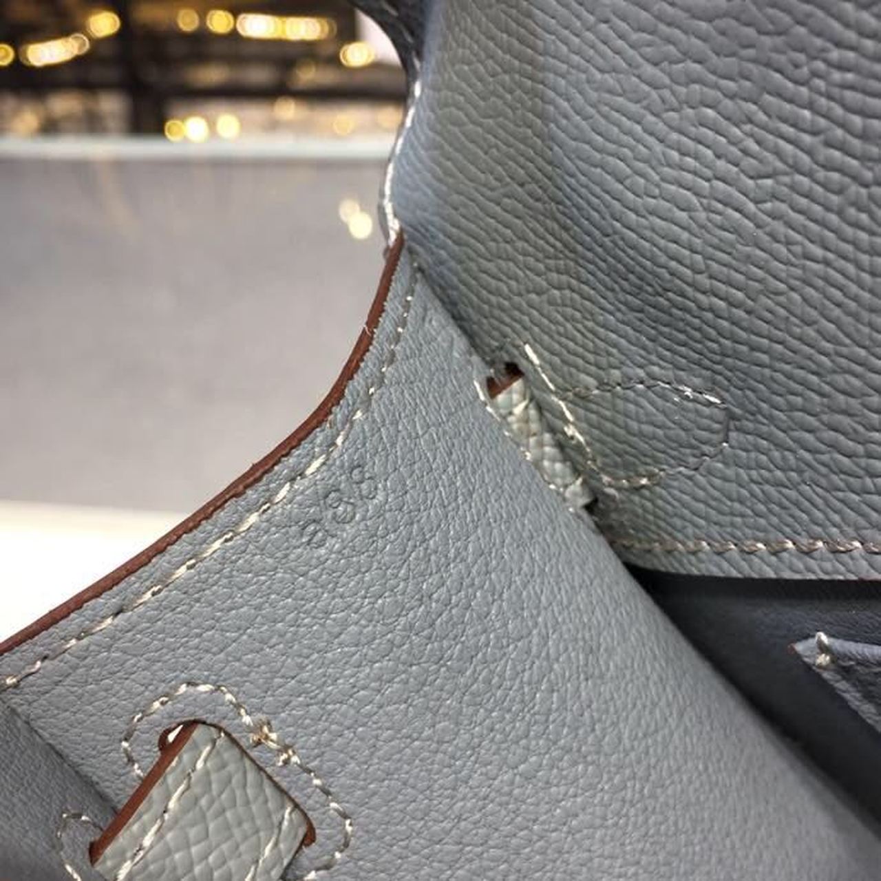 Top Quality Mini Kelly KP Pochette Blue Jean For Women Gold Toned Hardware 8.7in/22cm