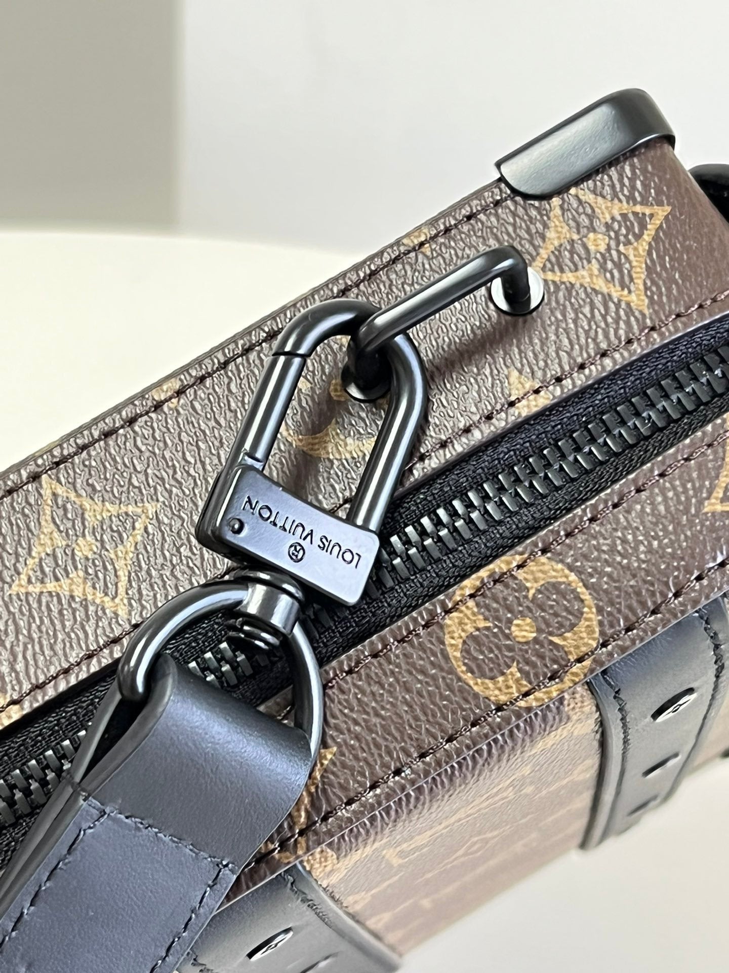Top Quality Handle Soft Trunk Monogram Macassar Canvas For Men, Bags 8.5in/22cm Top Quality M45935