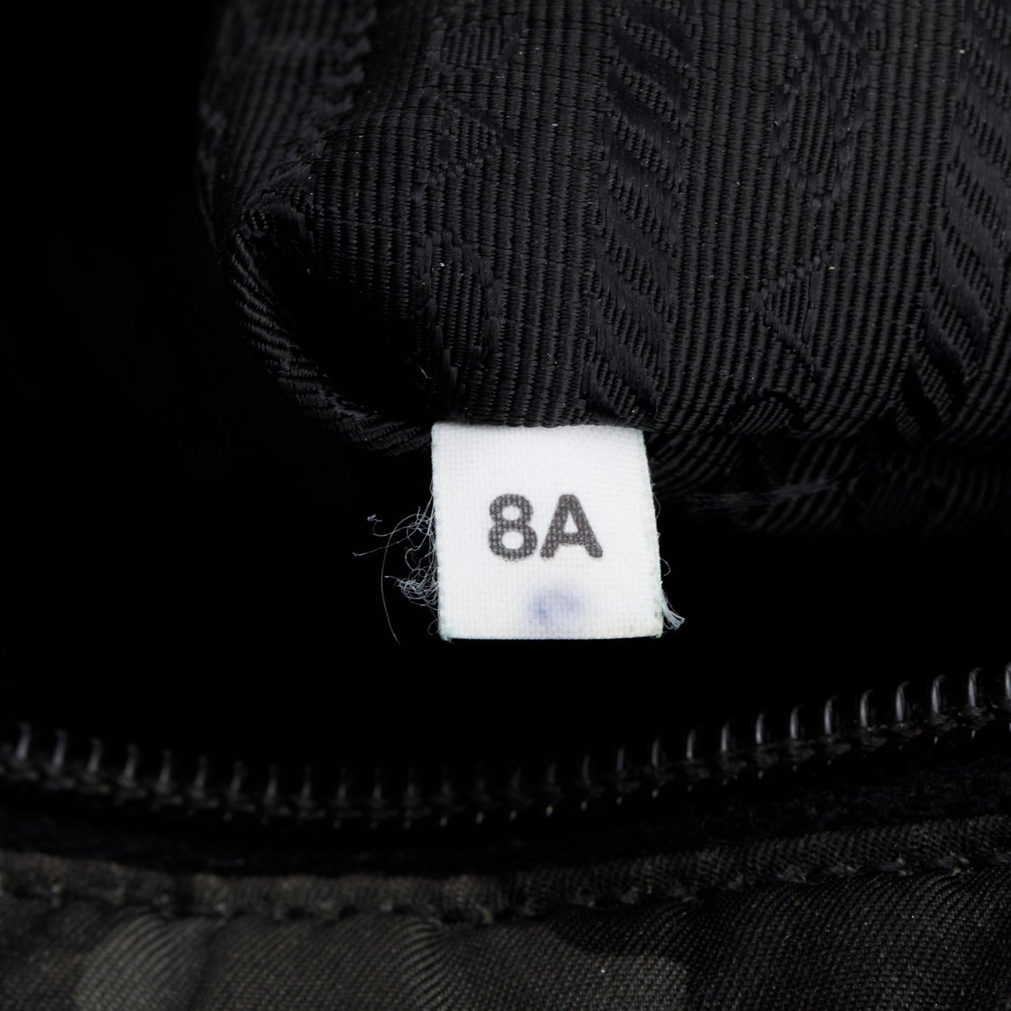 Prada Black Nylon Convertible Camouflage Small Boston Bag
