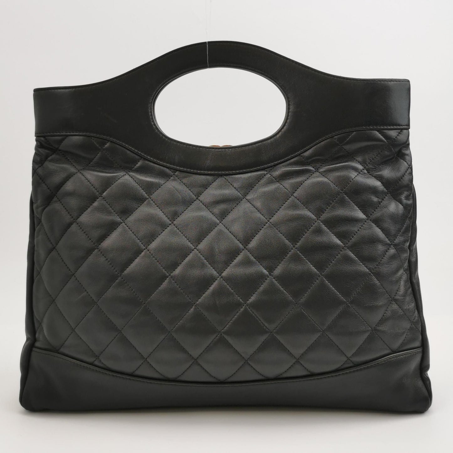 Chanel 31Bag Large Lambskin Solid Quilted Hollow Handle Shoulder Bag 250530781215448