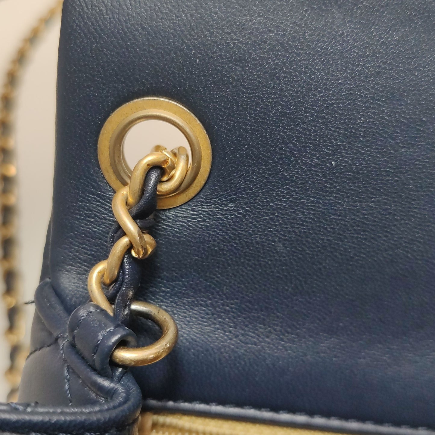 Chanel Classic Flap Seasonal Limited Edition Lambskin Gold Ball Double C Chain Crossbody Bag 250411781143680