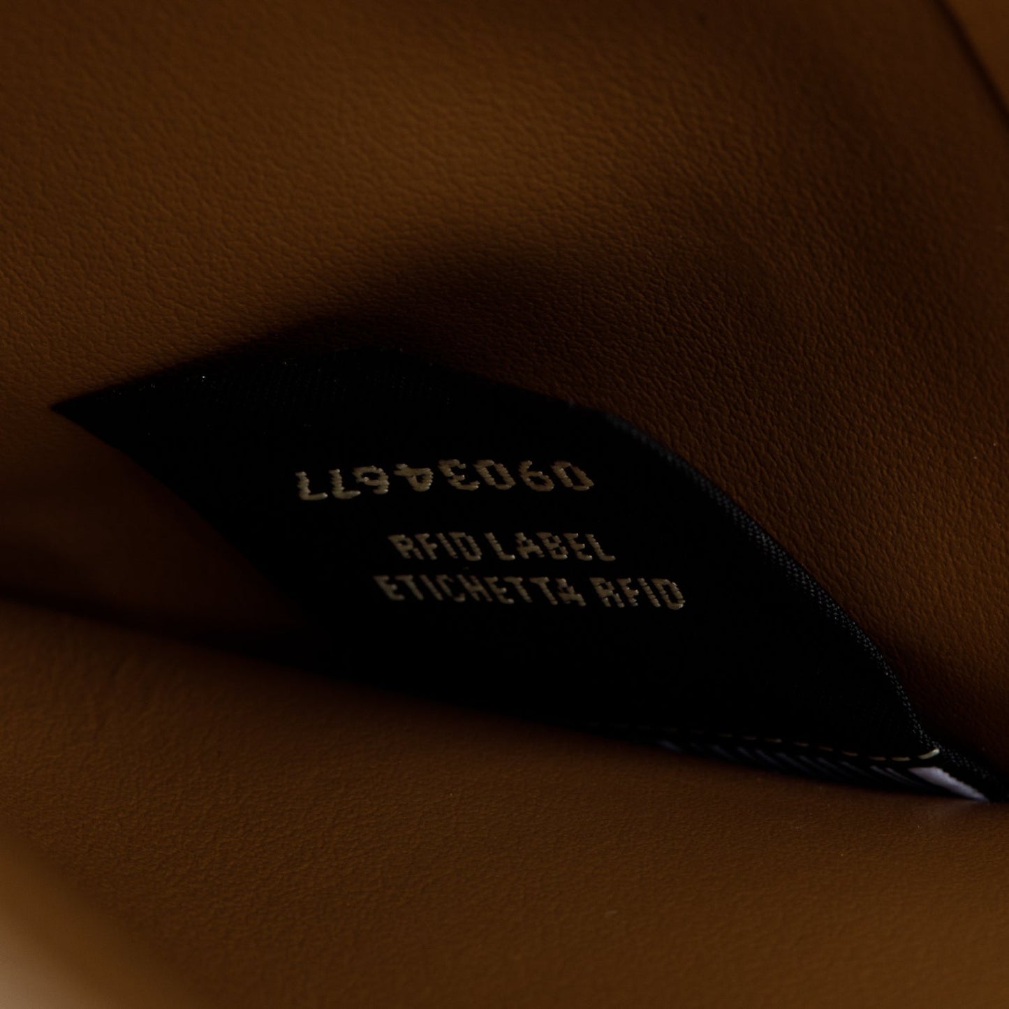 Fendi Brown FF Jacquard Baguette Wallet on Chain