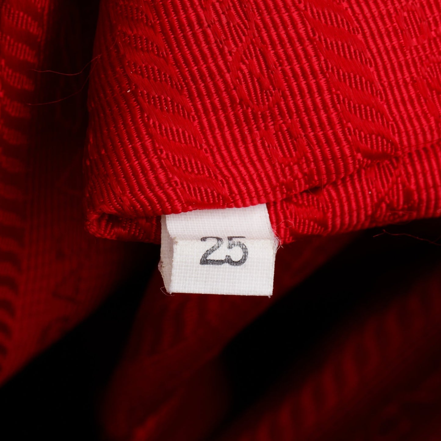 Prada Red Saffiano Lux Medium Parabole Tote