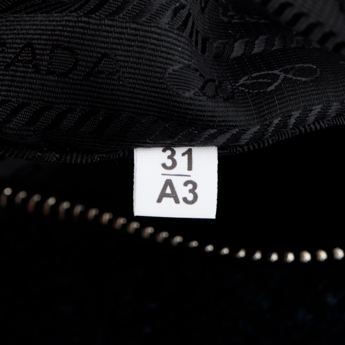 Prada 2021 Black Terry Cloth Mini Re-Edition 2000 Bag