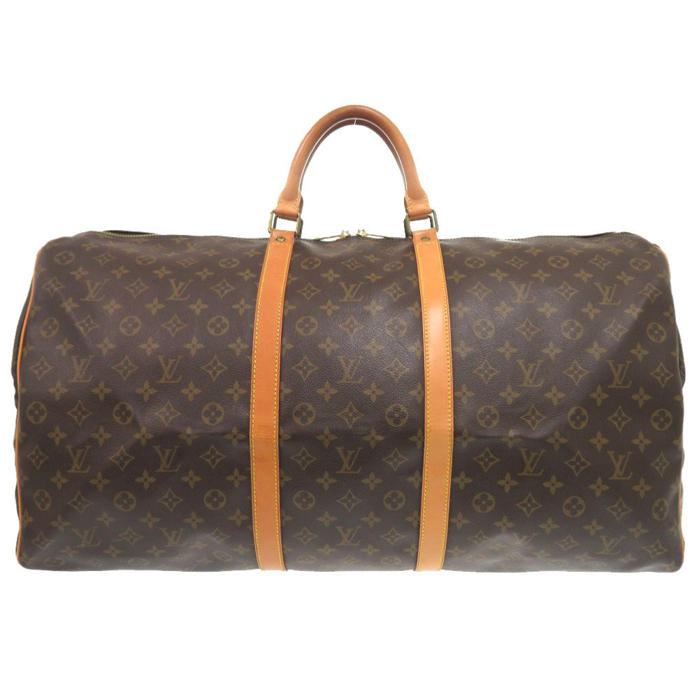 LOUIS VUITTON Boston Duffel bag M41422 Monogram canvas Brown Monogram Keepall 60 mens d