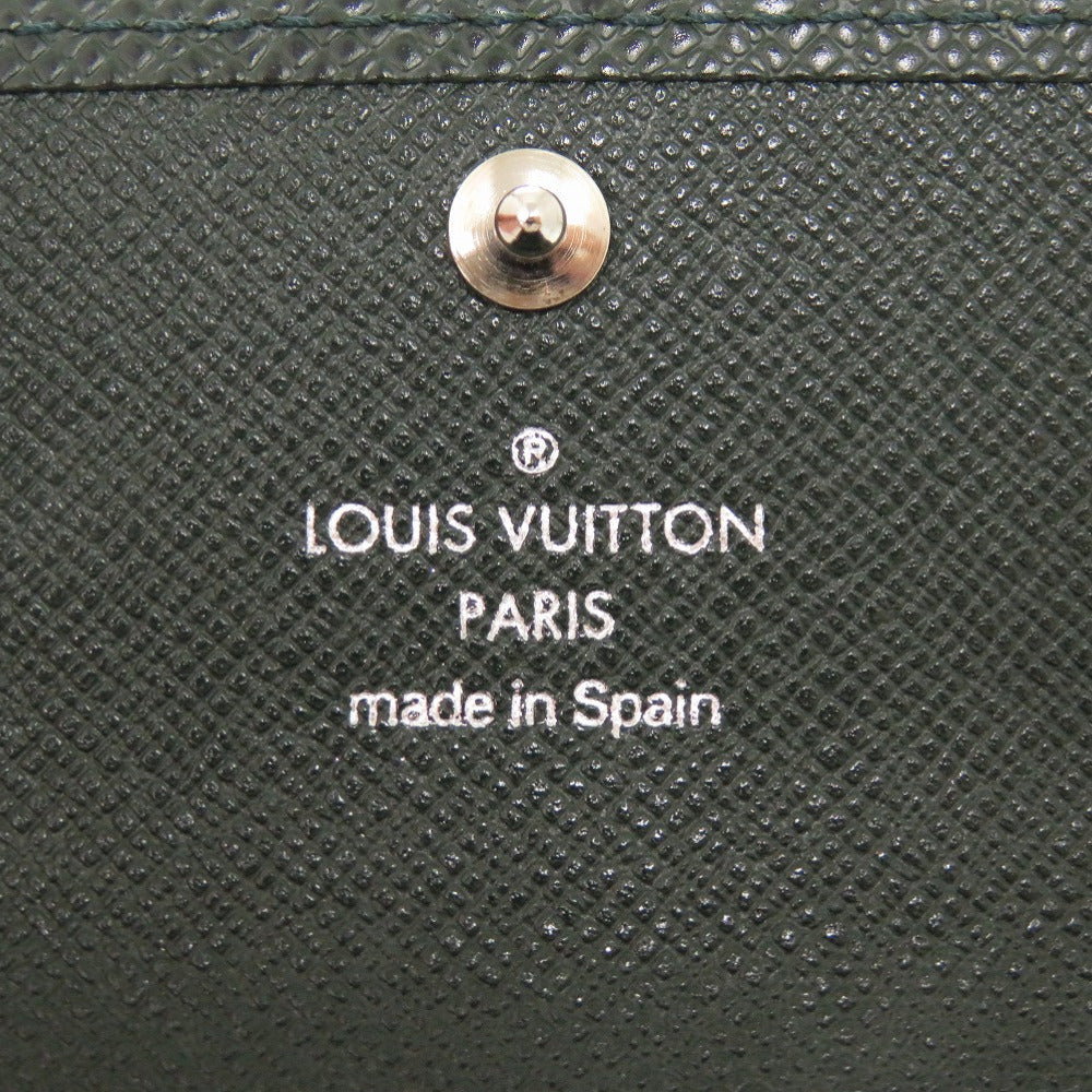 LOUIS VUITTON Key case Key holder M30534 Taiga Leather Deep green Taiga Multicles6 mens