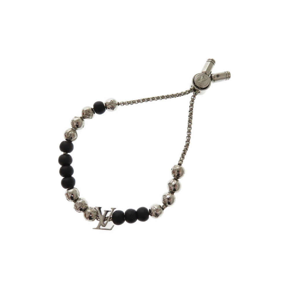 LOUIS VUITTON bracelet M00512 metal Silver Monogram Beads blur Rubbed t Women d