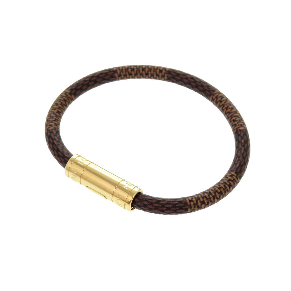 LOUIS VUITTON bracelet M8137F Damier canvas Brown Damier Brasserie Keep It Women d