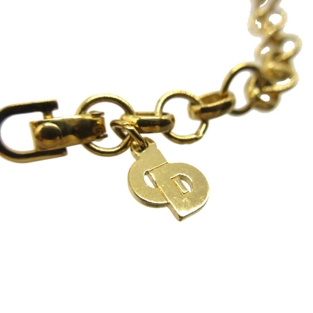 Christian Dior Necklace metal gold Choker Rope Women