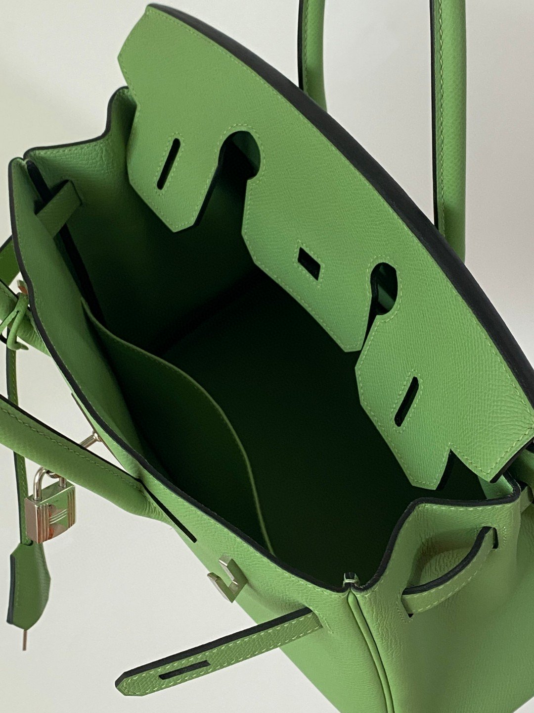 Top Quality Birkin Nata Swift Green For Women SiTop Qualityer Toned Hardware 11.8in/30cm