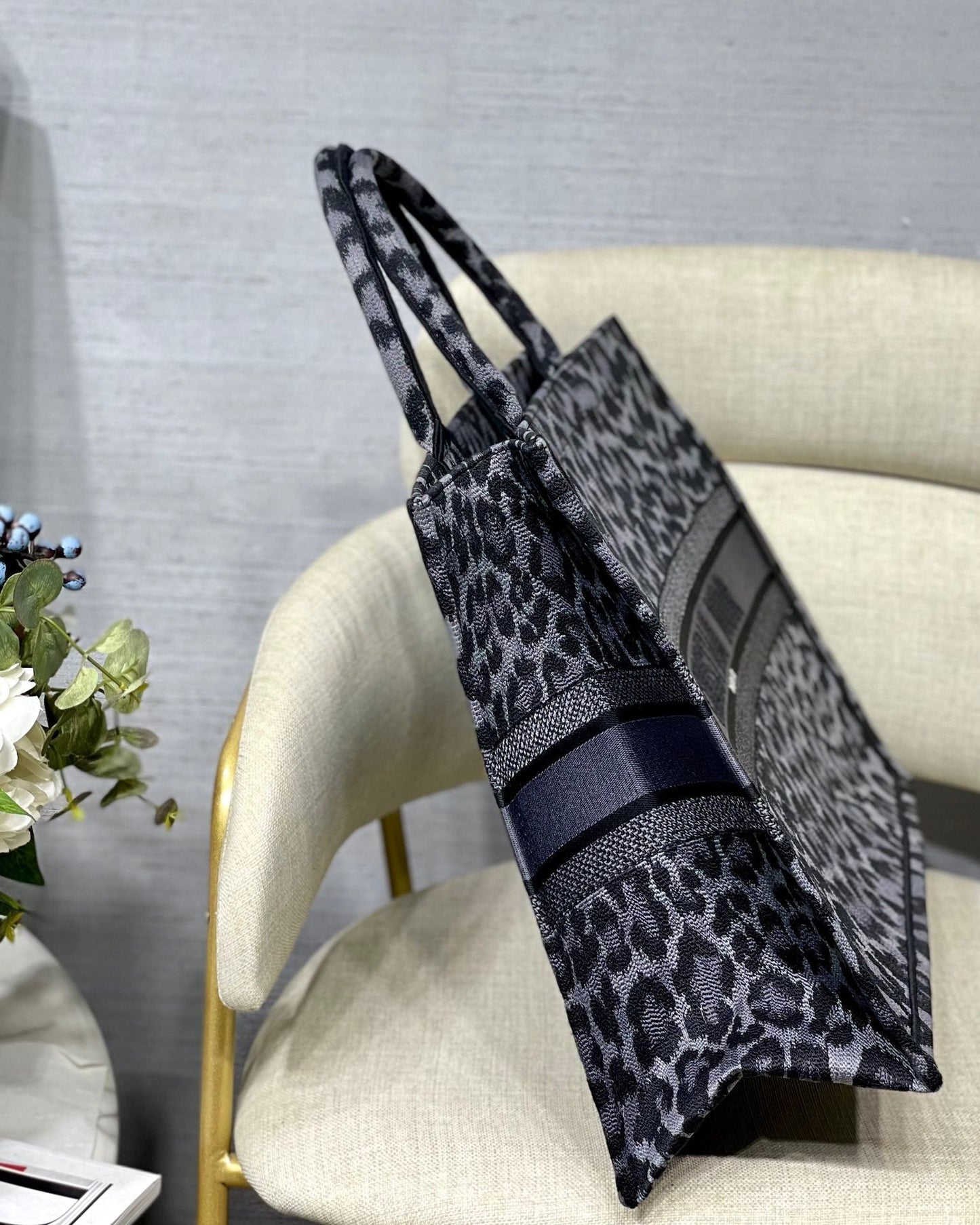 Top Quality Large Book Tote Gray Multicolor , For Women, Womens Handbags 16.5in/42cm CD M1286ZRTop Quality_M842