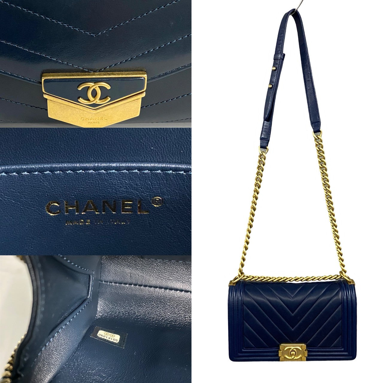 Chanel Coco Mark V Stitch Lambskin 2way Bag