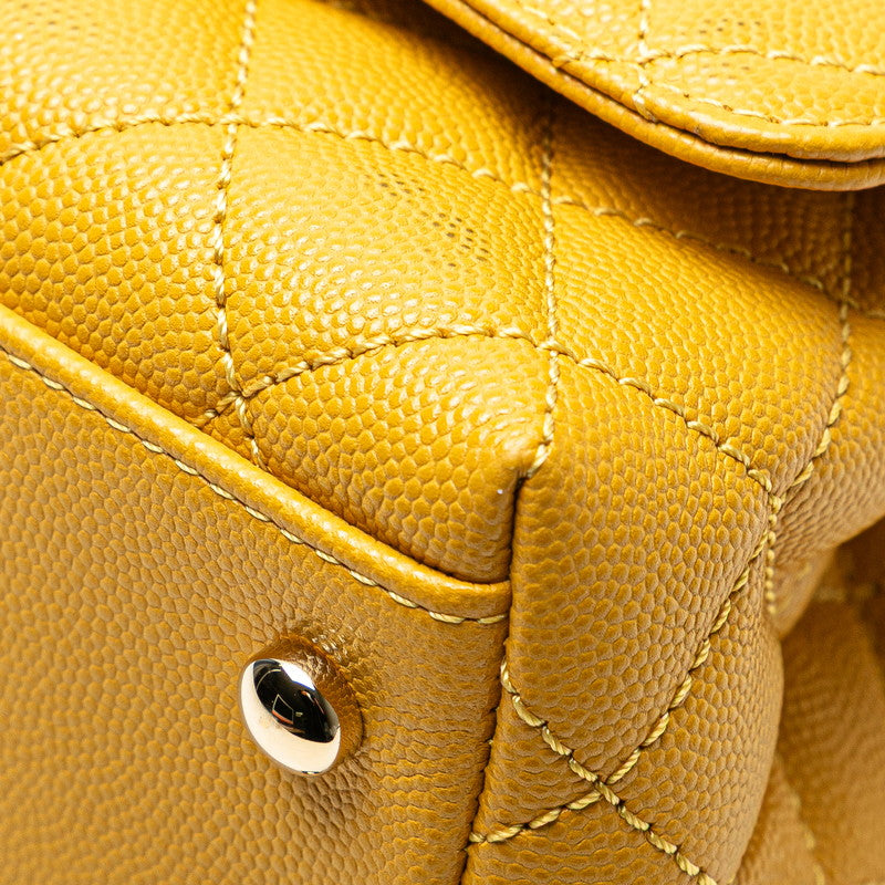 Chanel Coco Mark Matelasse Caviar Skin 2way Bag