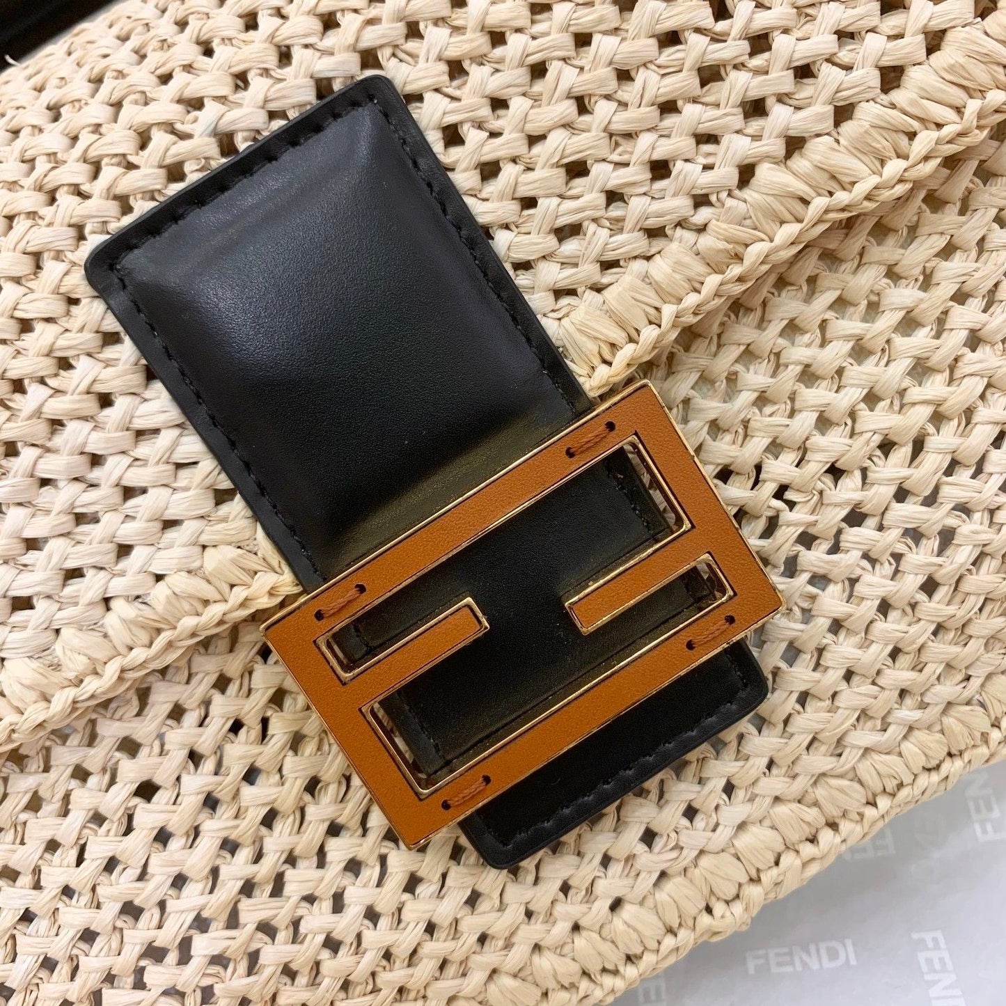 Top QualityTop Quality Baguette Woven Straw Black For Women, Women’s Handbags, Shoulder And Crossbody Bags 10in/26cm FF