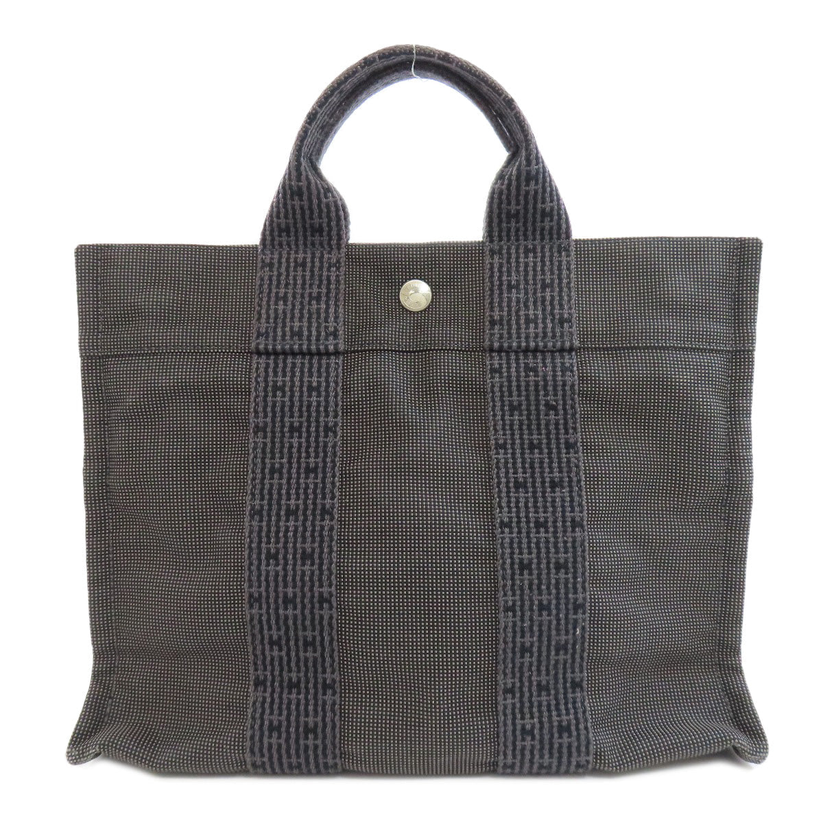 HERMES Tote Bag canvas black Her Line Tote PM Women d