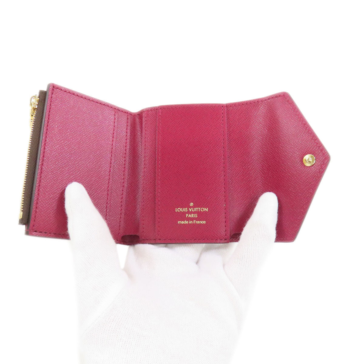 LOUIS VUITTON Bifold Wallet M62932 Monogram canvas Brown Portefeuille Zoe Women