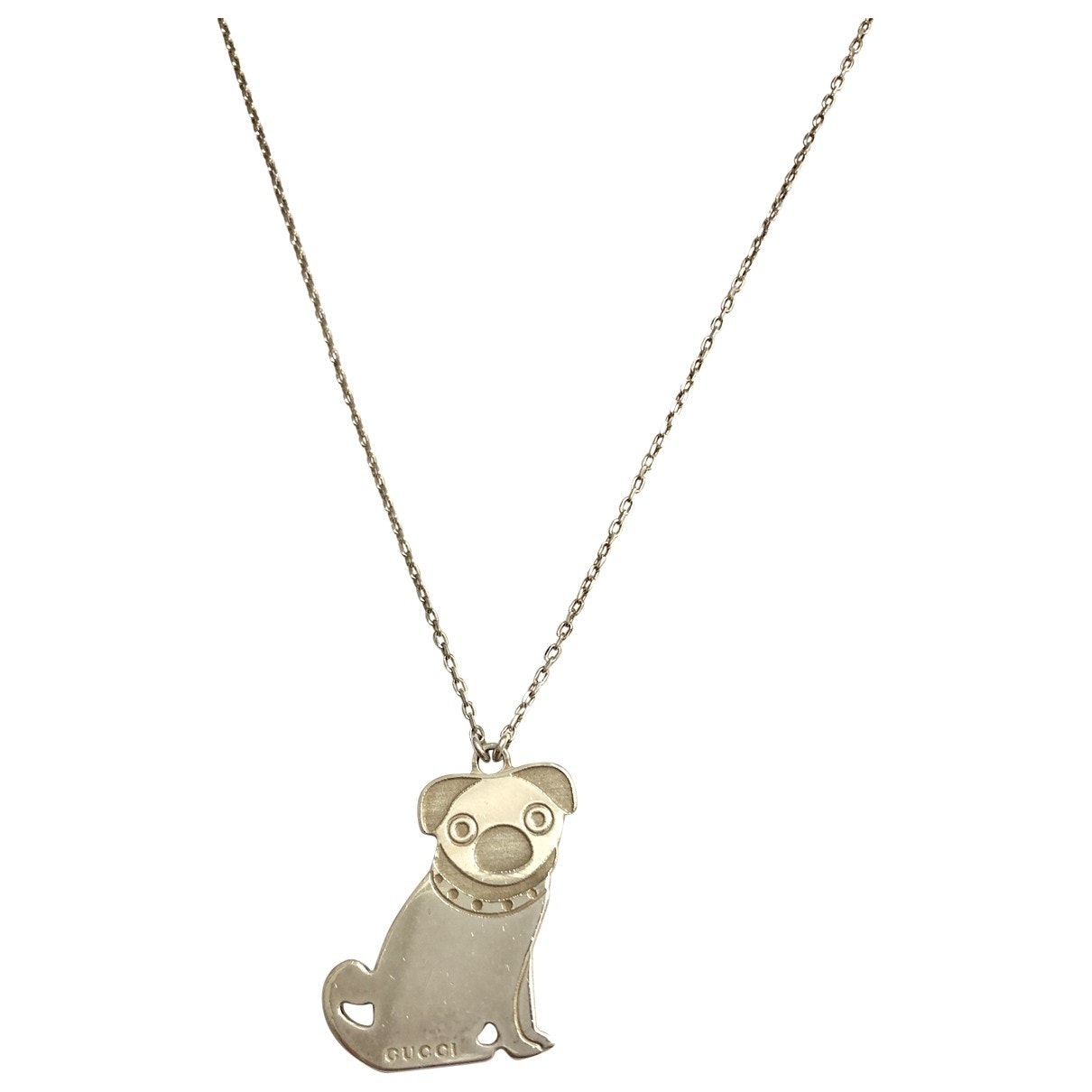 Gucci silver silver necklaces