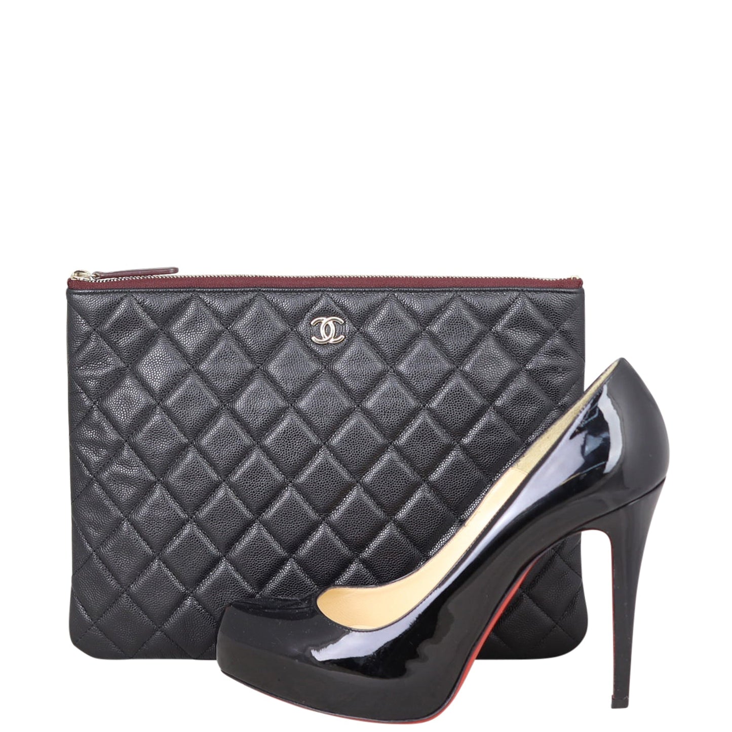 Chanel Quilted O-Case Medium